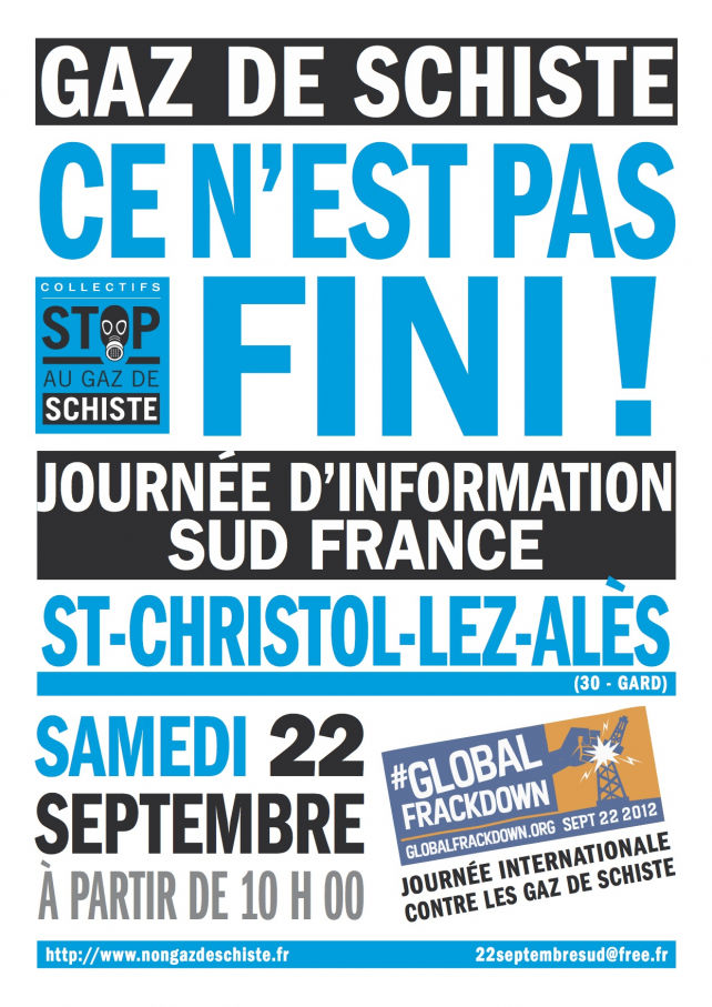Journée internationale contre les gaz de schistes Journée internationale contre les gaz de schistes