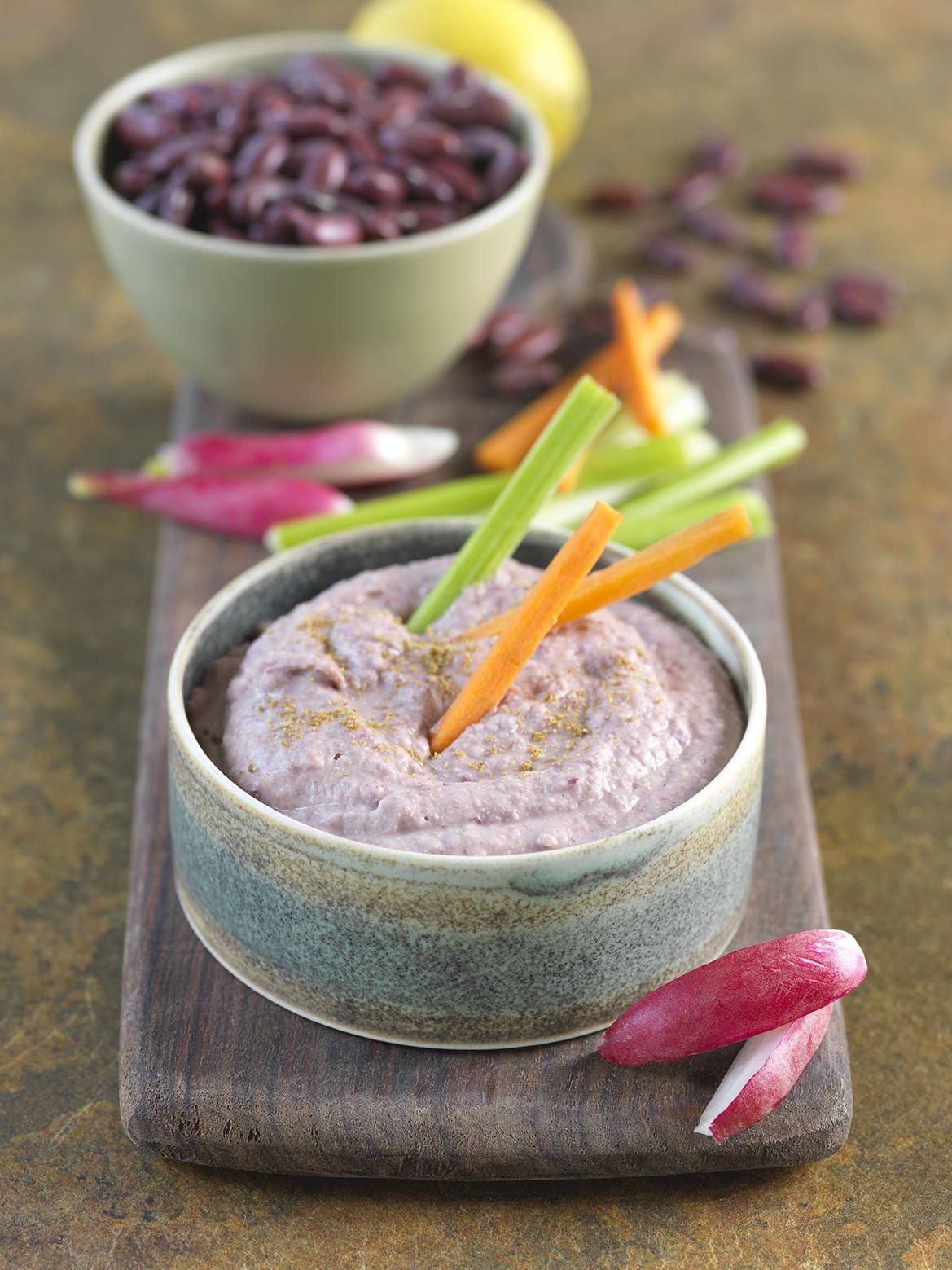 Houmous de haricots rouges