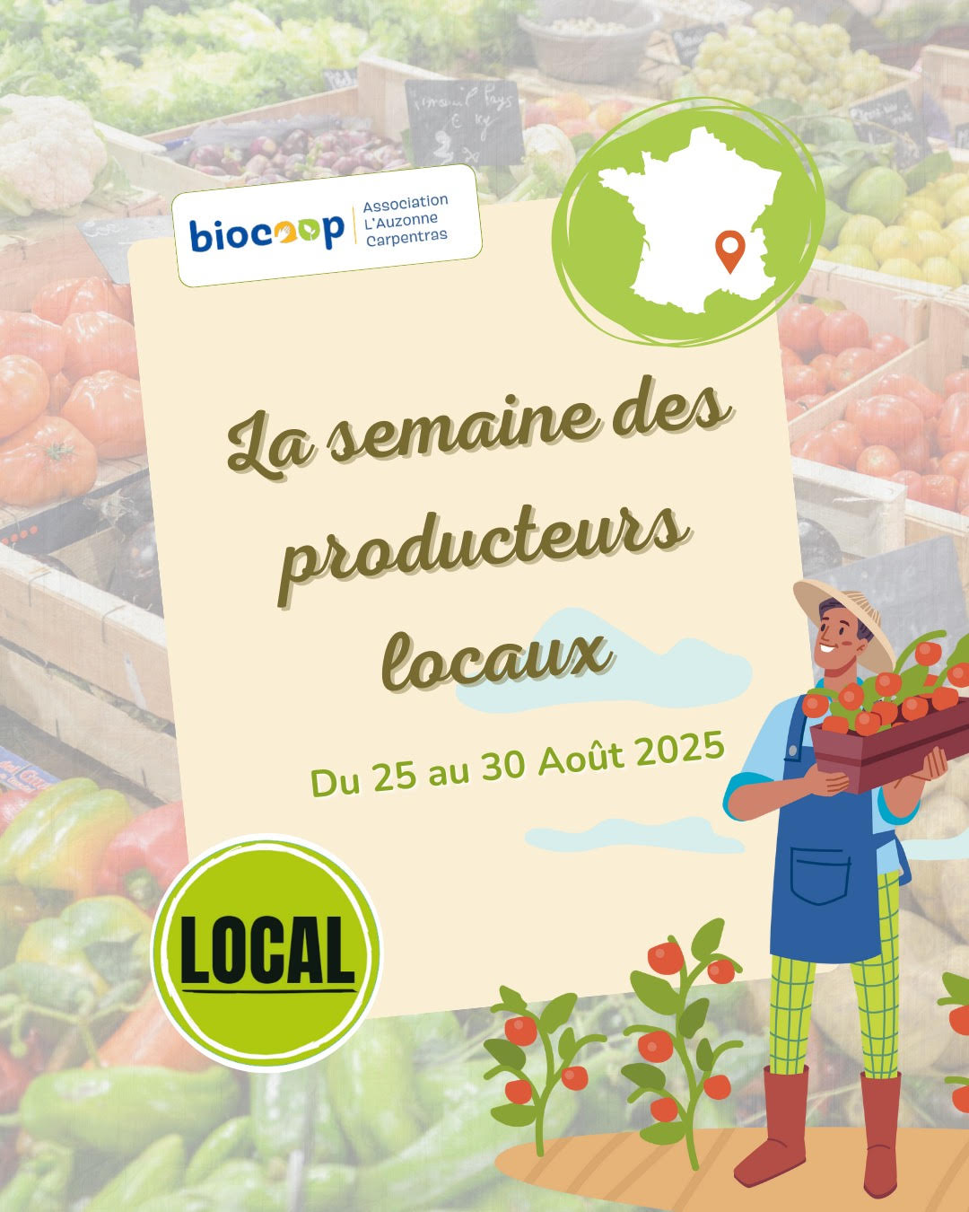 La semaine consacrée aux producteurs locaux