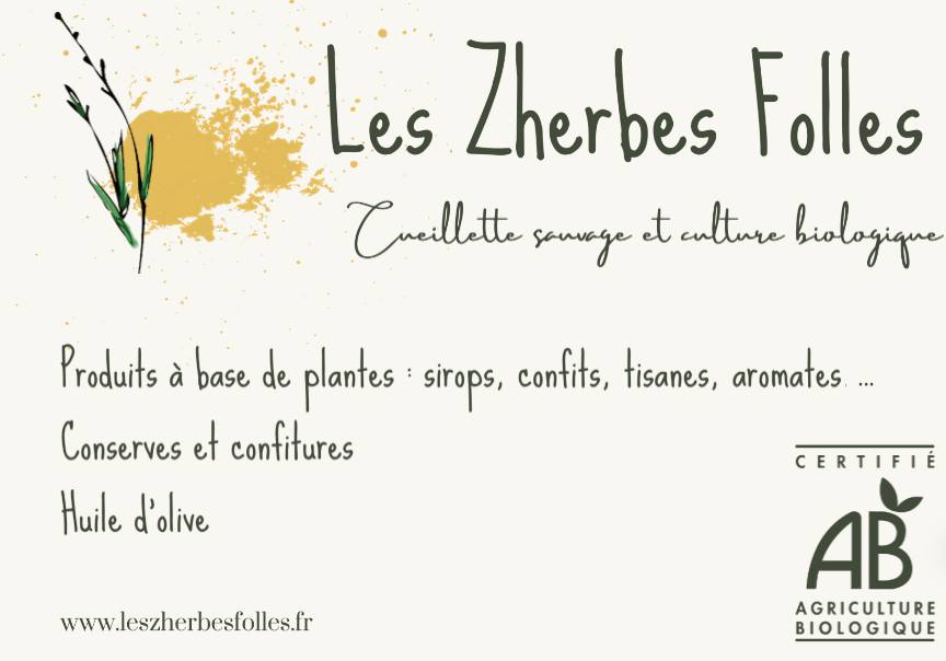 LES ZHERBES FOLLES - Cueillete sauvage LES ZHERBES FOLLES - Cueillete sauvage