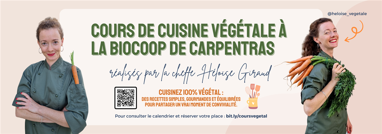 Cours de cuisine végétale